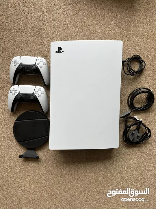 Playstation 5 Console With 2 Controllers Digital Edition 825GB  Payment Only by Bank Card