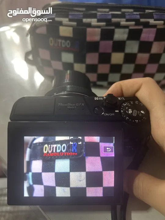كاميرا canon g7x mark2 مستخدمه بحاله جيد جداً في رام الله بسعر نار وامكانيه المفاصله