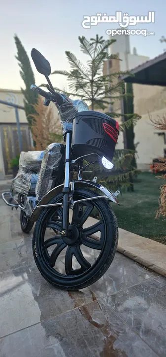 دراجه كهربا وكاله سنوبرسات أمامي خلفي