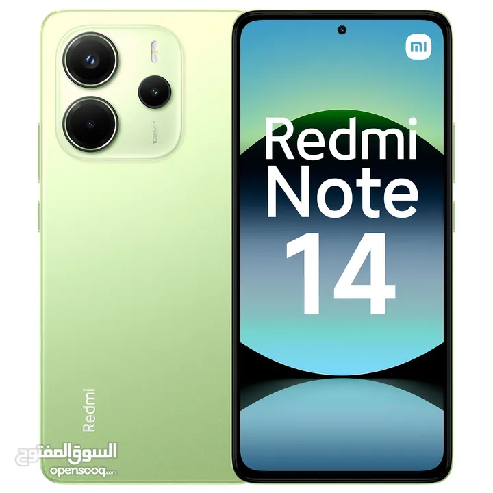 Redmi Note 14 الاصدار الاحدث من شاومي ريدمي نوت كفالة وكيل رسمي bci note14