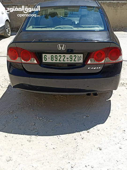 هوندا سيفك 2007 مطور 1800 زجاج كهرباء  مكيف  بودي نظيف