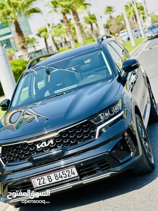 كيا سورنتو وارد امريكي موديل 2022 X-LINE S   IA SORENTO X-LINE S 2022 BLACK