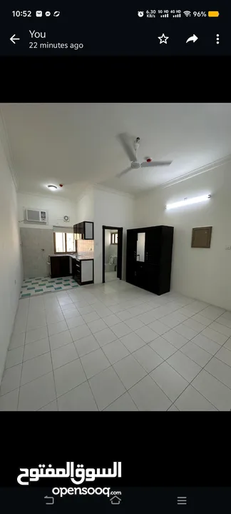 STUDIO FOR RENT IN QUDAIBIYA SEMI FURNISHED WITH ELECTRICITY