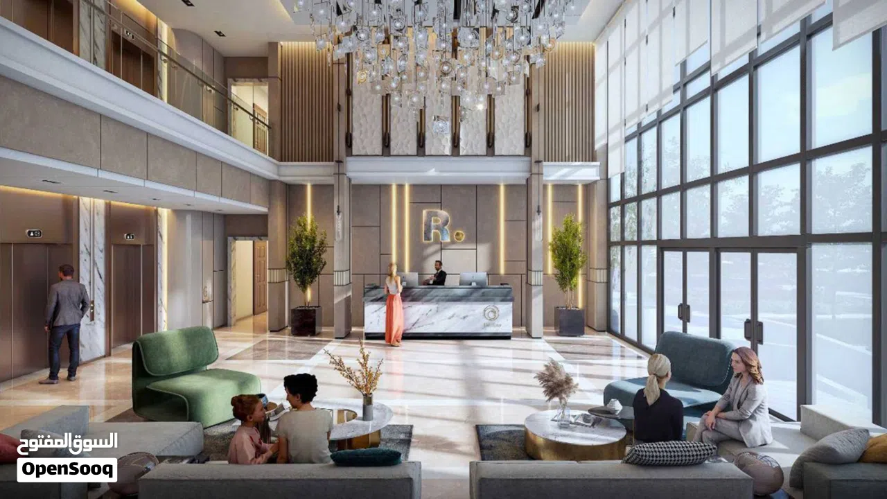 شقه غرفه في مشروع perla 3 جزيره ياس اطلاله مميزه نظام تقسيط استلام قريب