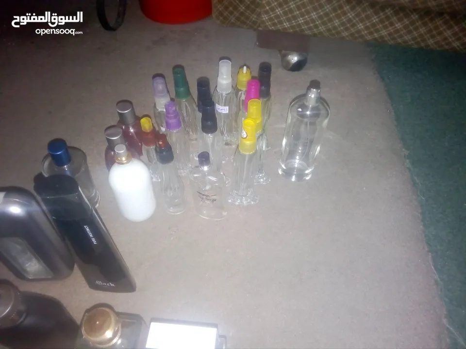 زجاجات عطر فارغه للبيع للي بركبو عطور وبيشنغلو فيهم