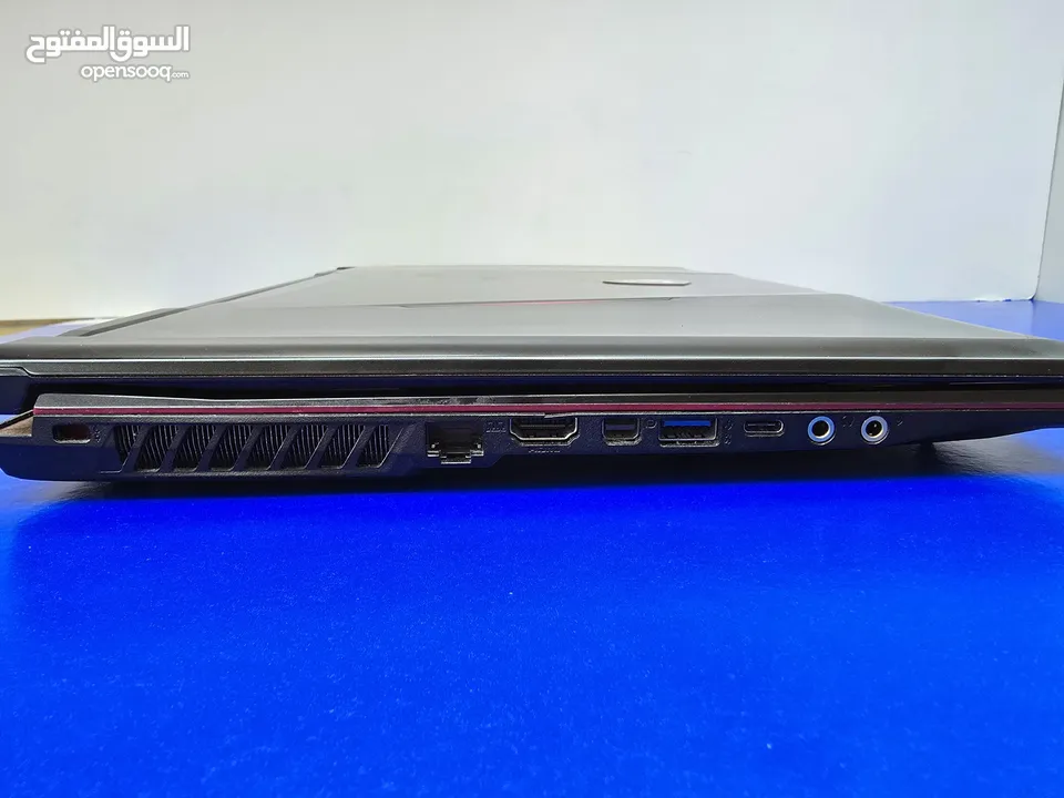 لابتوب MSI، شاشة MSI، كيبورد Havit، وماوس  502g Logitech مبرد - مستعملة