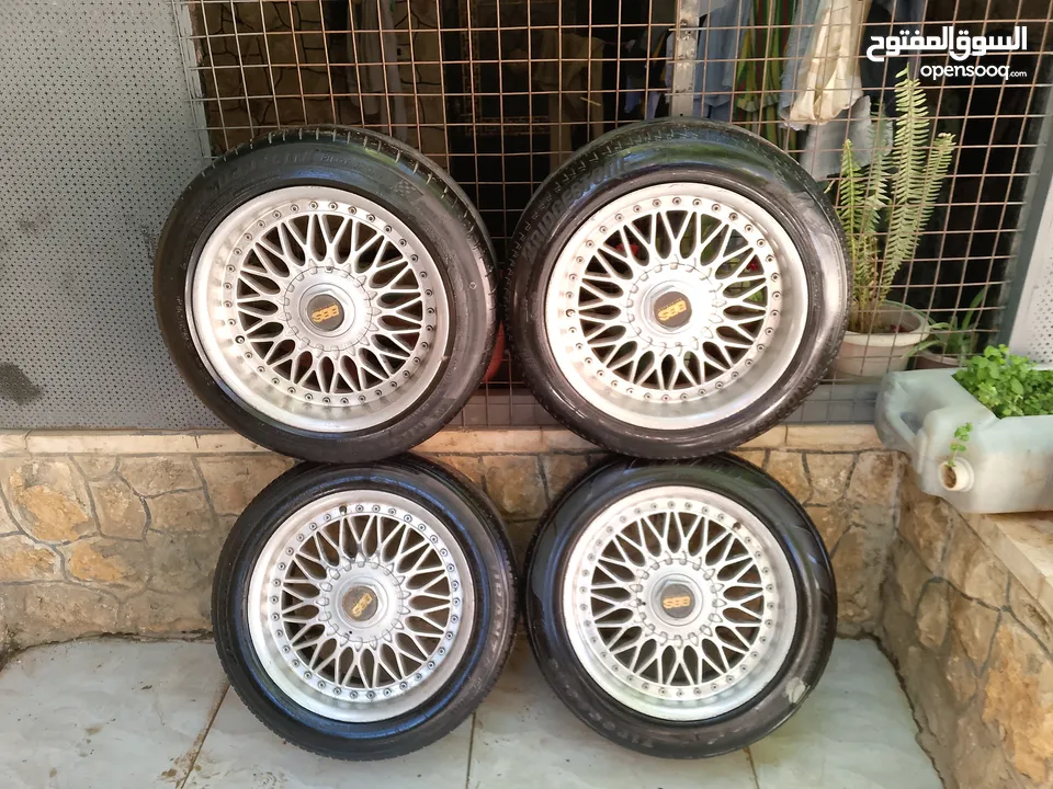 جنط مقاس bbs 17بحال الوكاله مسستم امامي خلفي ستاندر مش ملعوب فيه لا كسر ولا لحام للبيع مطلوب فيه 170
