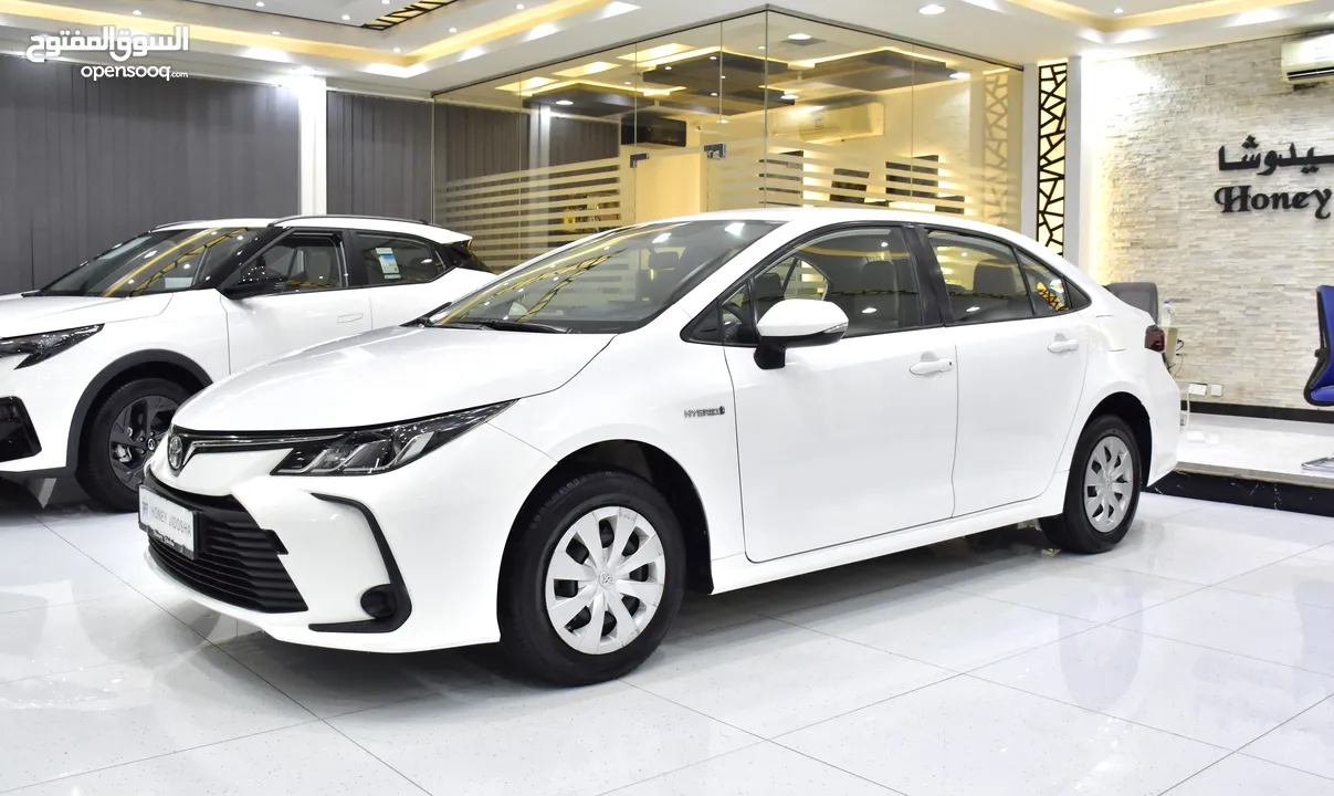 Toyota Corolla Hybrid ( 2021 Model ) in White Color GCC Specs