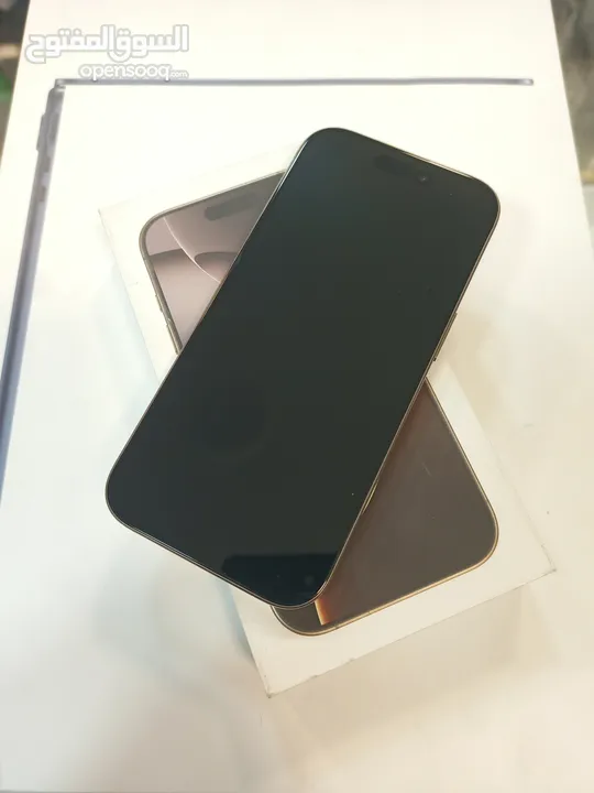 Iphone 16 pro 512 GB  وارد شرق اوسط بطاريه 100% مشحون 50 مره