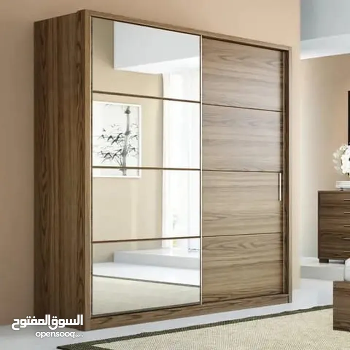 خزائن ملابس خشب لامنيت 18م الون حسب الطلب جميع المقاسات كفاله 5سنوات