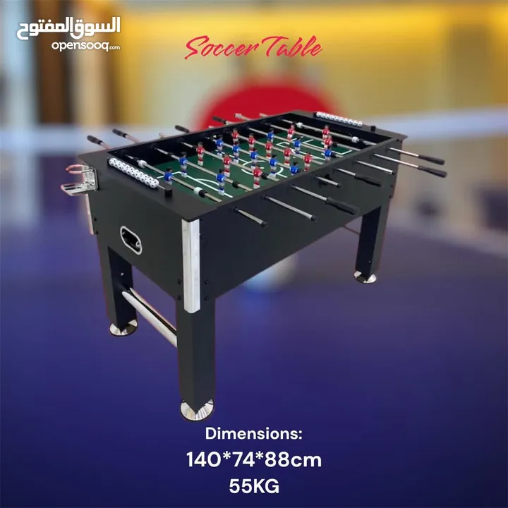 طاولات بلياردو وهوكي وتنس وبيبي فوت للمزارع والشاليهات