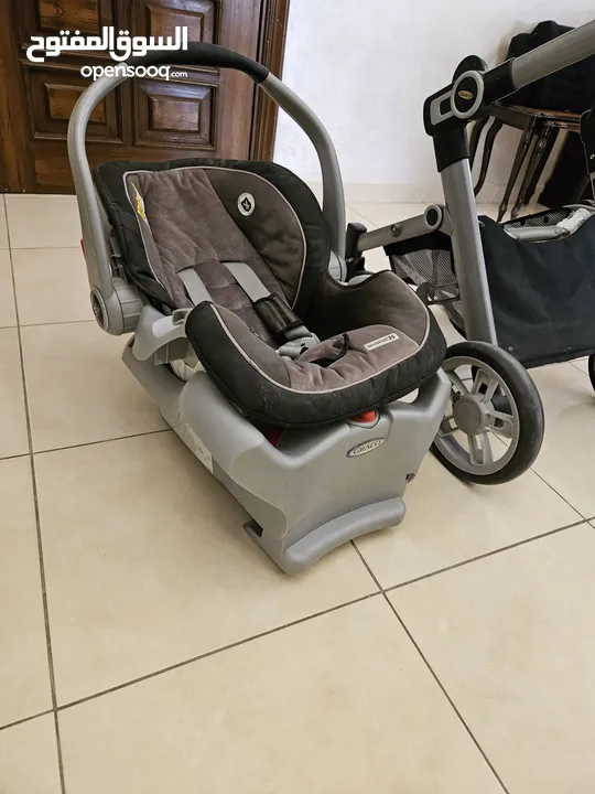 عرباية Graco اعلى صنف للبيع مع كرسي سيارة