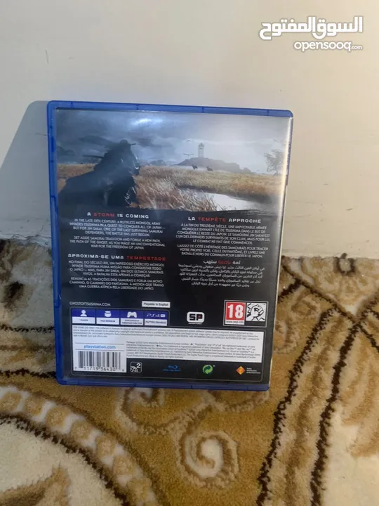 لعبة ghost of tsushima تشتغل على ps4 و ps5