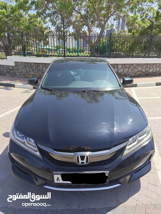 Honda Accord 2.4 coupe 2016 v4   GCC  mileage 186,000