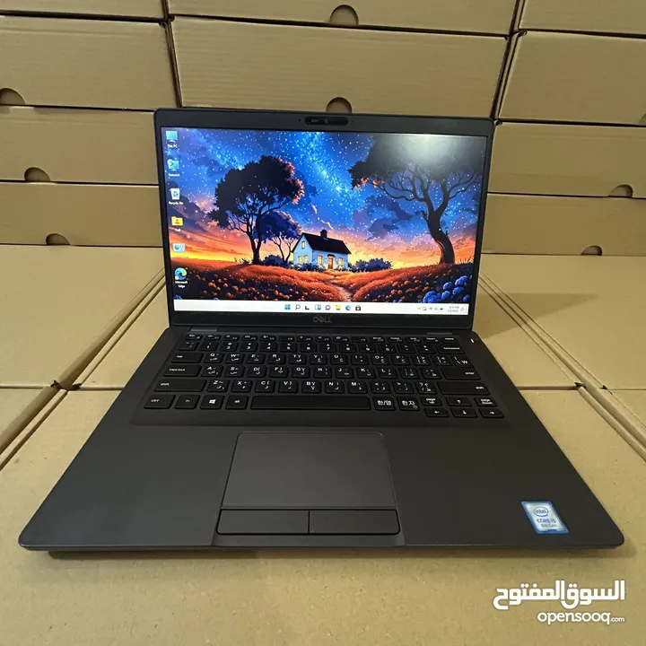 لابتوب حديث سلم DELL 5400 كور i5 جيل ثامن، رام 16 كيكا، SSD 256 مع سيت كامل هدايا