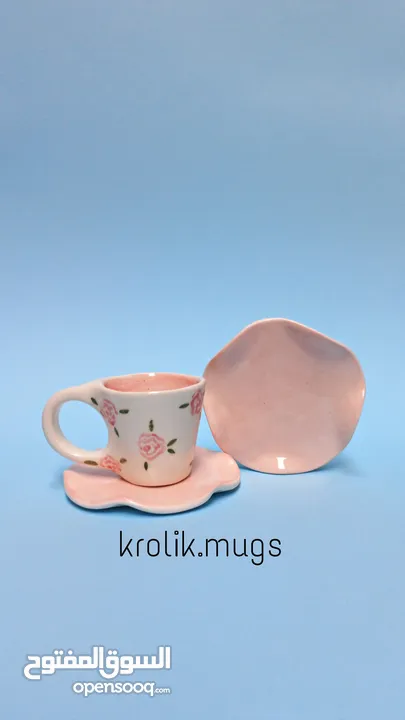 el yapimi sermicأكواب سيراميكيه صناعة يدوية بجودة عالية وتصاميم فريدة handmad ceramic mug iran