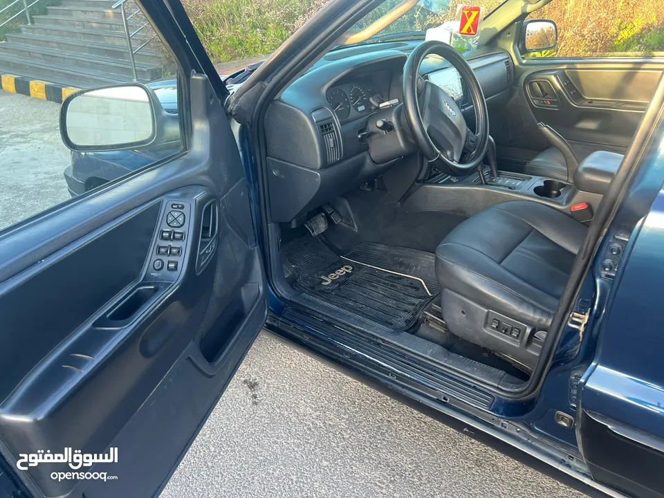 جيب شيروكي 2002 بحالة ممتازة 4000 سي سي ترخيص واطي Jeep WJ