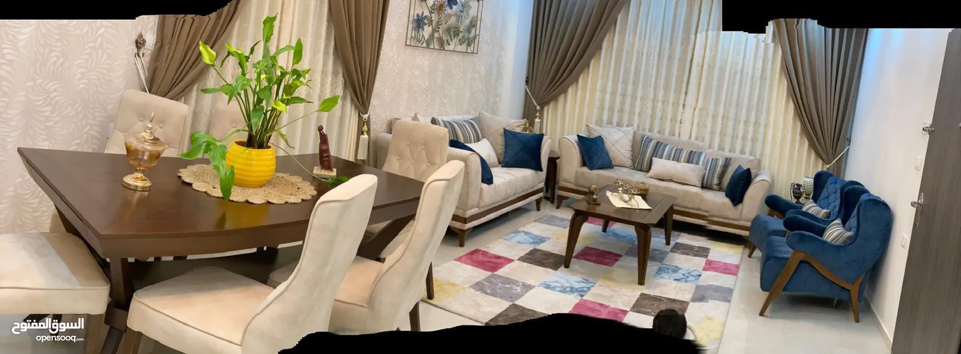 ثلاث غرف نوم مفروشة للإيجار بدون رسوم معاينة