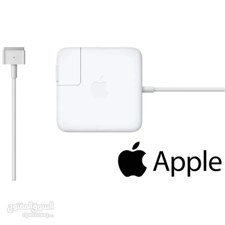 محول لاب توب ابل apple الاصلي 85 واط . ميجا سيف 2 . مستعمل توب نظافه