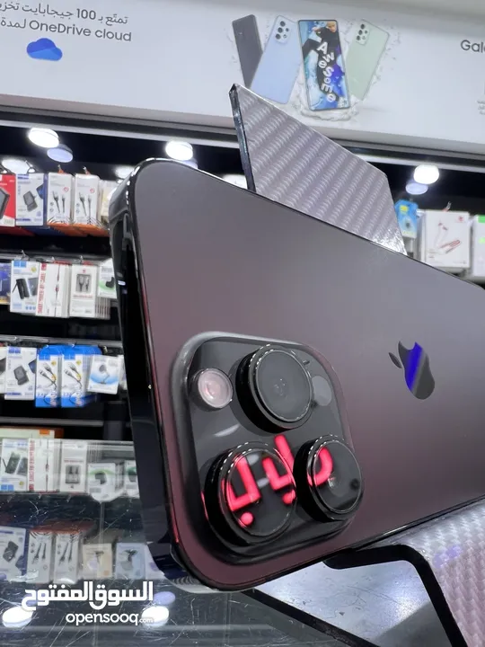 iPhone 14 Pro Max (256 GB) ايفون مستعمل 14 برو ماكس (بطارية 90٪؜) اصلية مش مرفوعة  وارد امريكي E-SIM