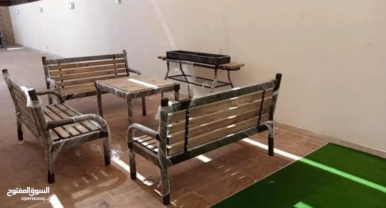 مرجيحة حديد جنازير ثنائية مع كرسي طفل   . العاب مزارع وشاليهات مراجيح وسحاسيل متوفرخدمة التوصيل