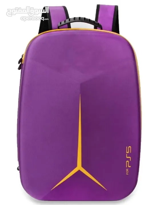 حقيبة تخزين واقية لجهاز البلايستيشن PS5 - PS5 Slim  مع ذراعين كتف PS5 Carrying Travel Storage Bag