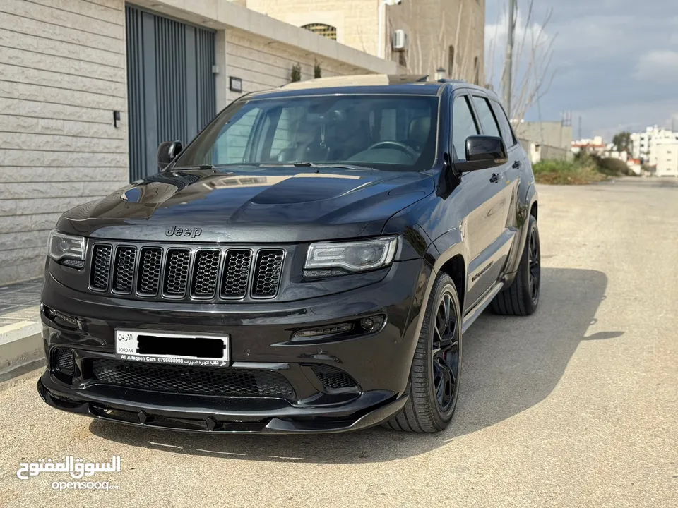جيب جراند شيروكي SRT8 اصلي 6400 سي سي موديل 2015 فحص كامل فل اضافات أقل سعر