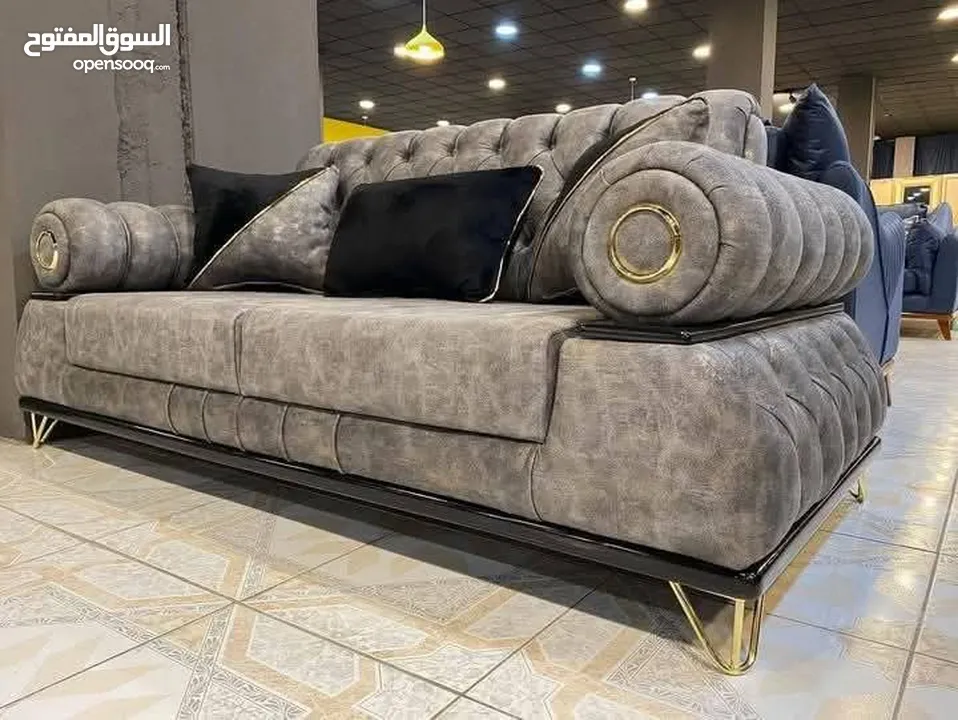 طقم كنب موديل "مونبيه" – كلاسيك تركي فاخر من أفخم وأرقى الموديلات التركية