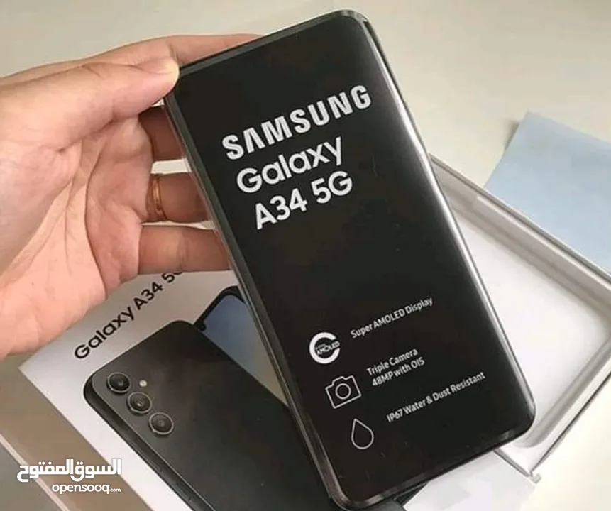 اخو الجديد شغال كفالة الشركة Samsung A34 5G جيجا 128 متوفر توصيل وهدية