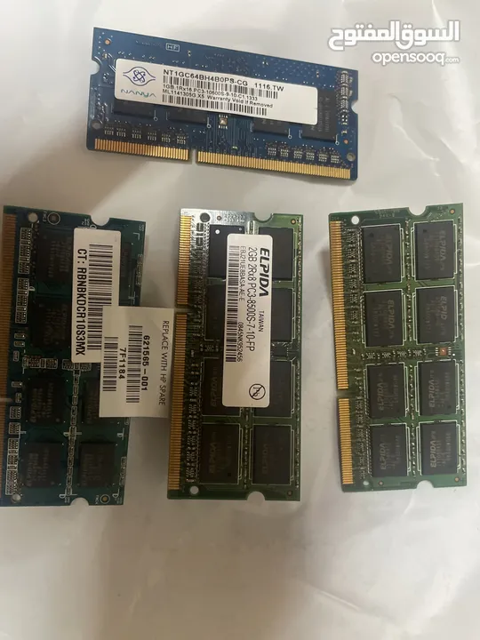 Ram ddr3 2gb اربع حبات