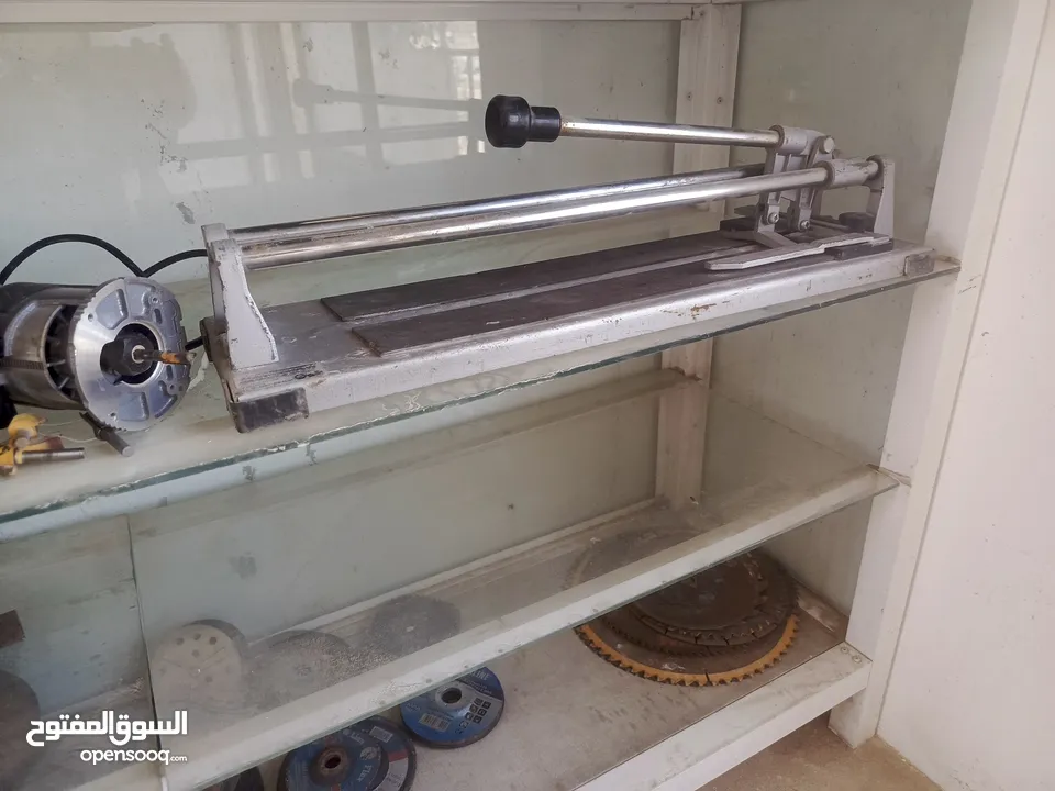 عدد يدويه درلات ومناشير وصواريخ وغيرها مستعمله استعمال منزلي مكفوله