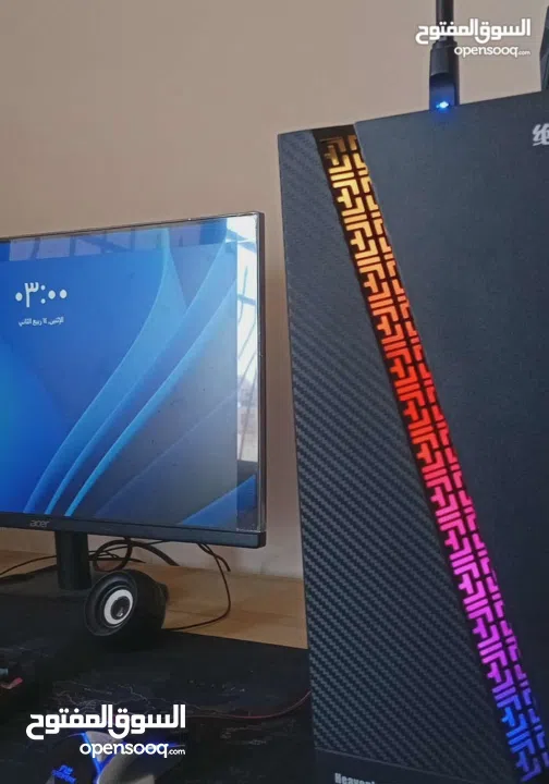 جهاز جيمنج اخو جديد مع جميع اغراضه مفحوص