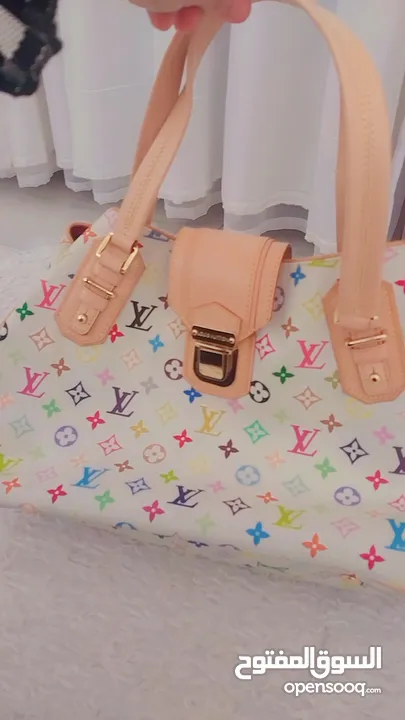 louis vuitton multicolor tote bag