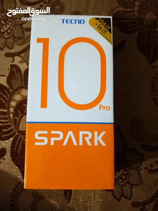 Tecno spark 10 pro 256 gb RAM 16