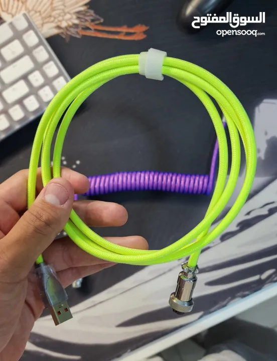 كيبل كيبورد coiled keyboard cable