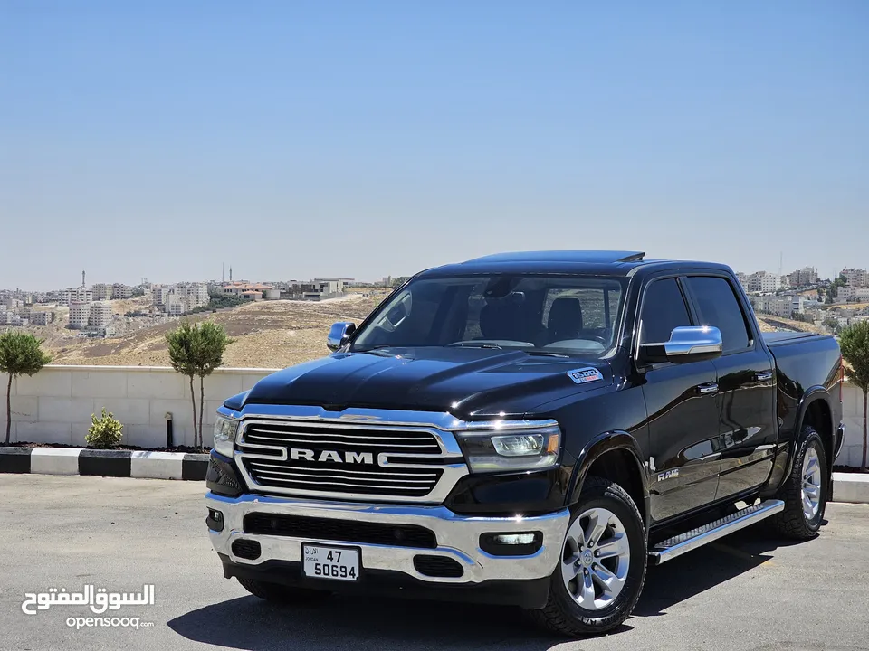 DODGE RAM ECODIESEL 2020 4X4 LARAMIE  دودج رام أيكو ديزل جمرك جديد فل كامل بحالة الوكاله