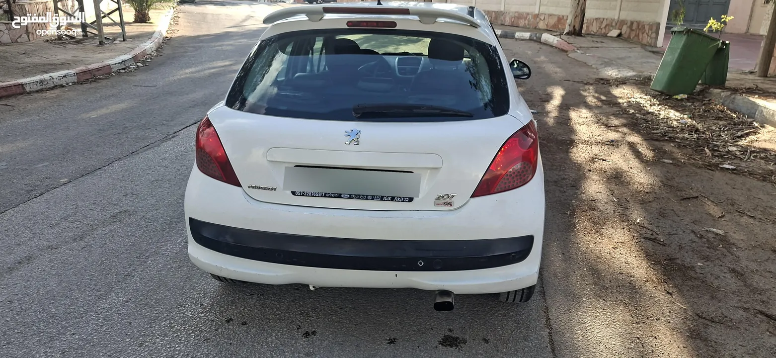 بيجو 207موديل 2009_اتومتيك _ماتور 1600-بنزين اصل برايفت _فحص الف صلاة النبي نظيفة من الاخر