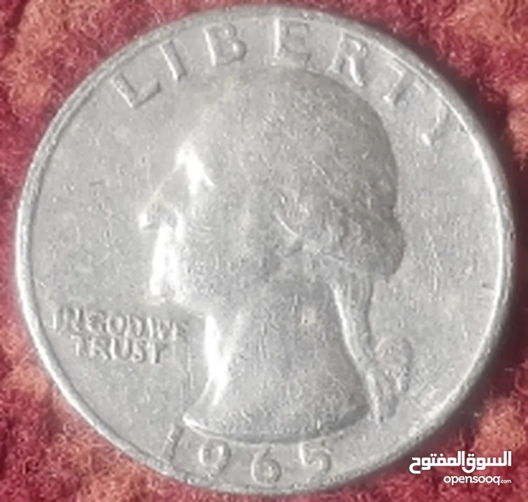 ربع دولار لسنة 1965