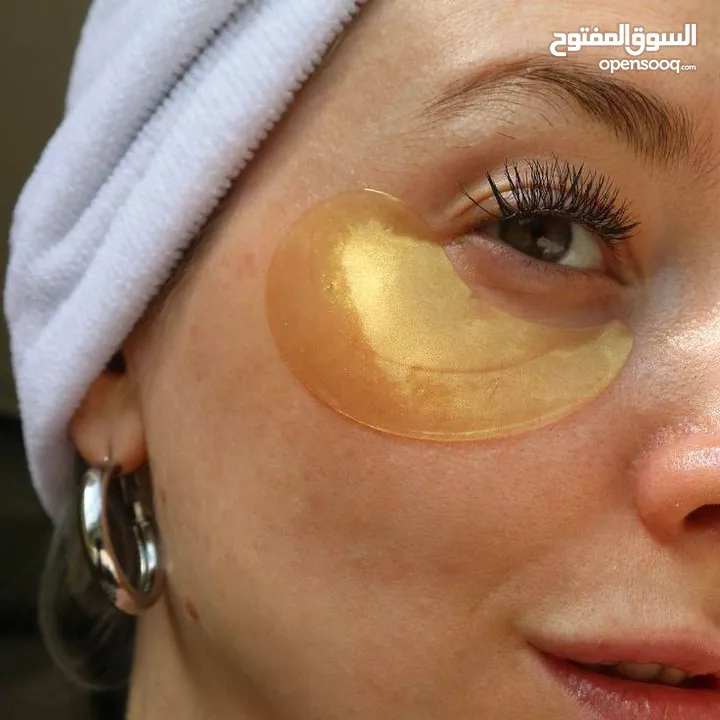 شرائح تحت العين الكورية  ماسك العيون بالذهب   فوائده :::: 1- يعيد تجديد وتحفيز نشاط خلايا البشرة