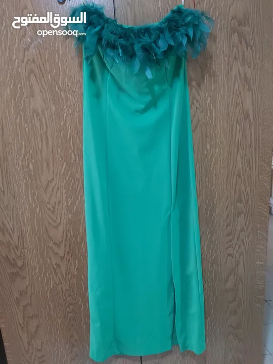 Long Green Dress for weddings