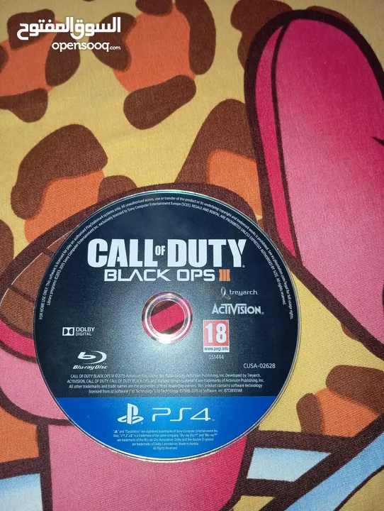 call of duty black ops 3 ps4 used  كول اوف ديوتي بلاك ابوس ثري