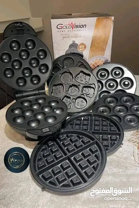 صانع الحلويات Gold Vision *4 في 1* مع هذا الجهاز الرائع، يمكنكم تحضير أشهى الحلويات بسهولة وسرعة