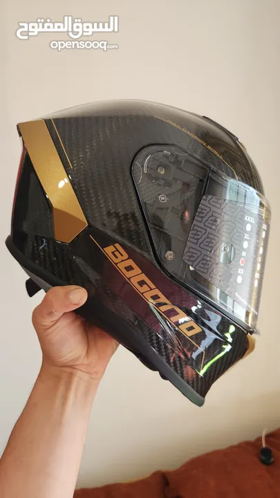 خوذة بوجوتو كاربون فايبر bogotto phantom carbon