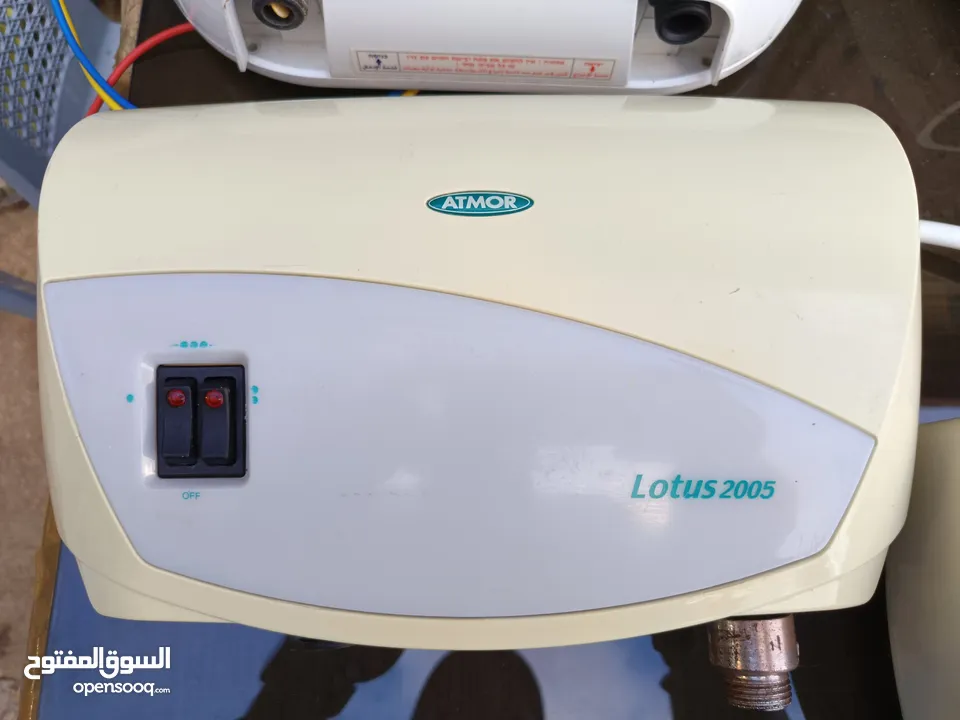 قيزر تسخين سريع الافضل نوع اتمر الاصلي ATMOR مستعمل وبحالة جيده مفكوك جديد من حمام مشيك عليه 100%