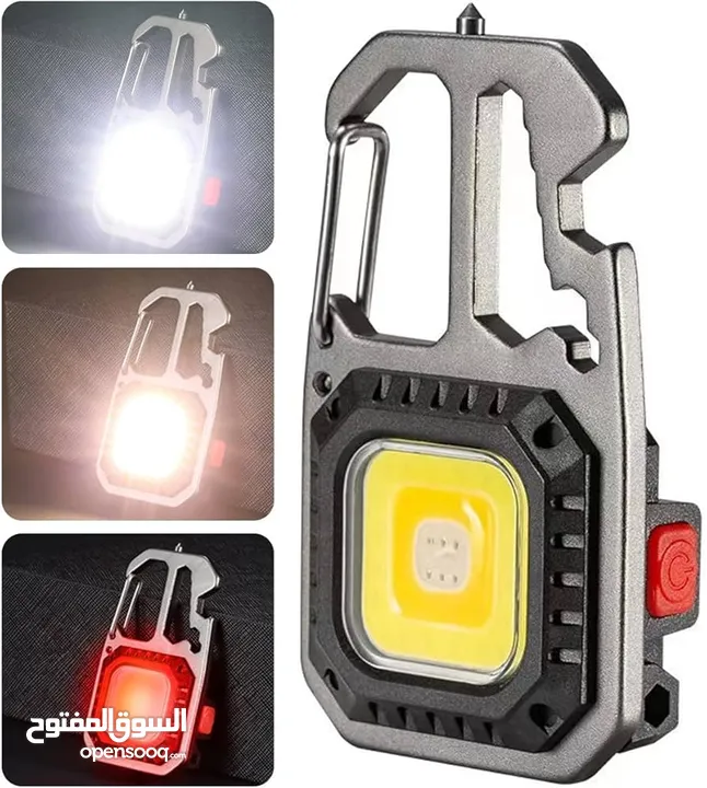 Mini Keychain Strong Light Portable Flashlight,سلسلة مفاتيح صغيرة ومصباح يدوي قوي محمول،