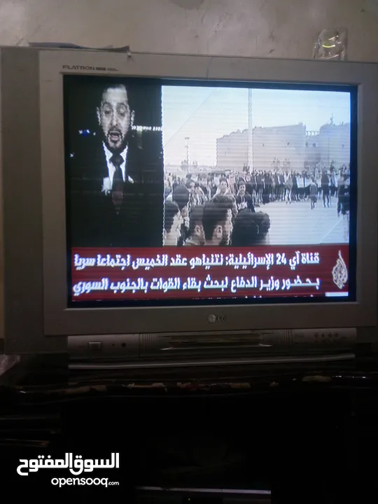 تلفزيون ال جي حجم كبير ومن النوع القديم وكأنه جديد بسعر محروق 20 دينار