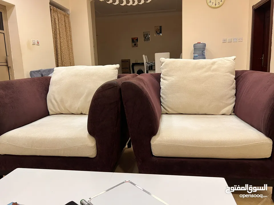 Sofa 7 seats for sale good condition u can wash it  No delivery