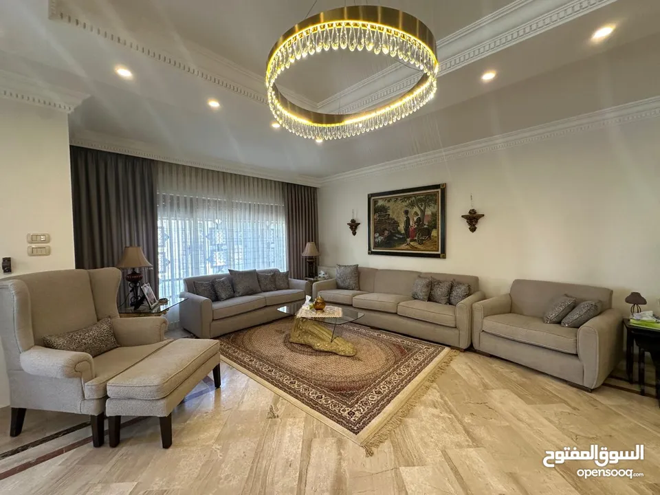 شقة ارضيه دوبلكس مفروشة للايجار في دير غبار ( Property 38582 ) سنوي فقط