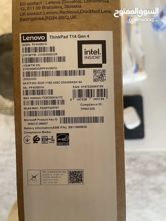 Lenovo thinkpad t14 gen4 , generation 13