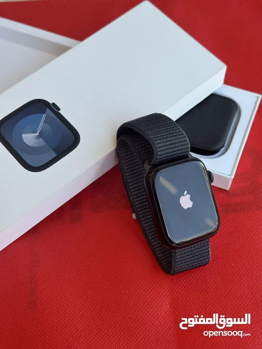 Apple watch S9 45mm بطارية 100٪؜ كفالة ابل 8 شهور